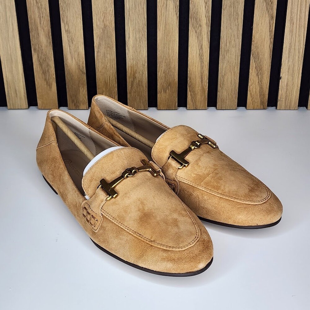 Giani Bernini Beckhamm Suede Bit Loafers Black Women’s Size 9 M NEW